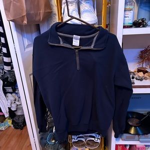 Navy blue women’s sweatshirt